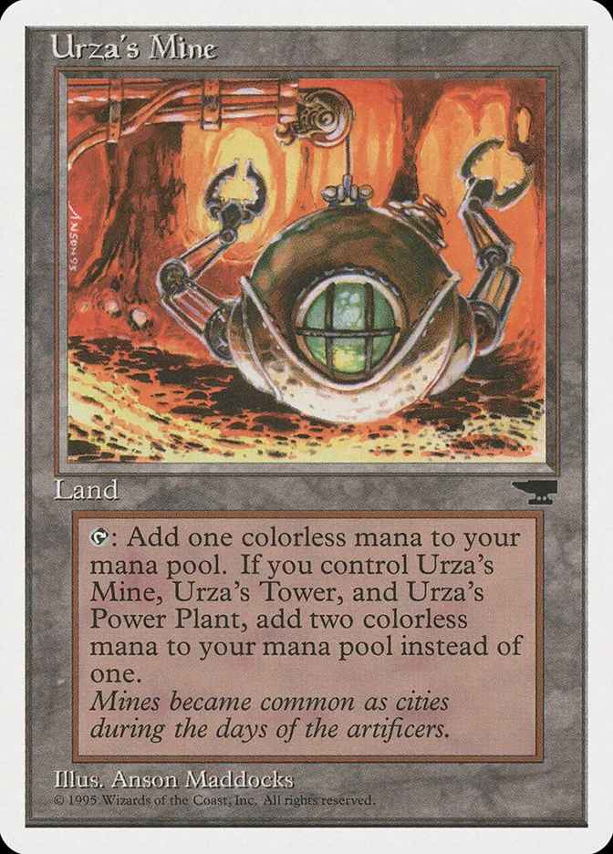 1995 Chronicles Urza's Mine uncommon #114b uncommon card image