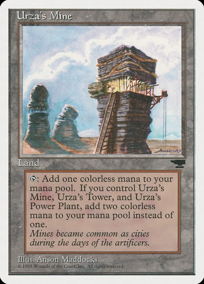 1995 Chronicles Urza's Mine uncommon #114d uncommon card image