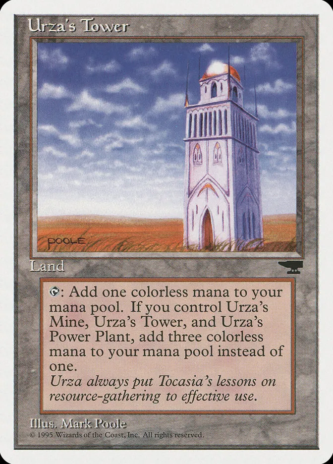 1995 Chronicles Urza's Tower uncommon #116b uncommon card image