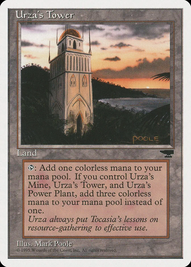 1995 Chronicles Urza's Tower uncommon #116d uncommon card image