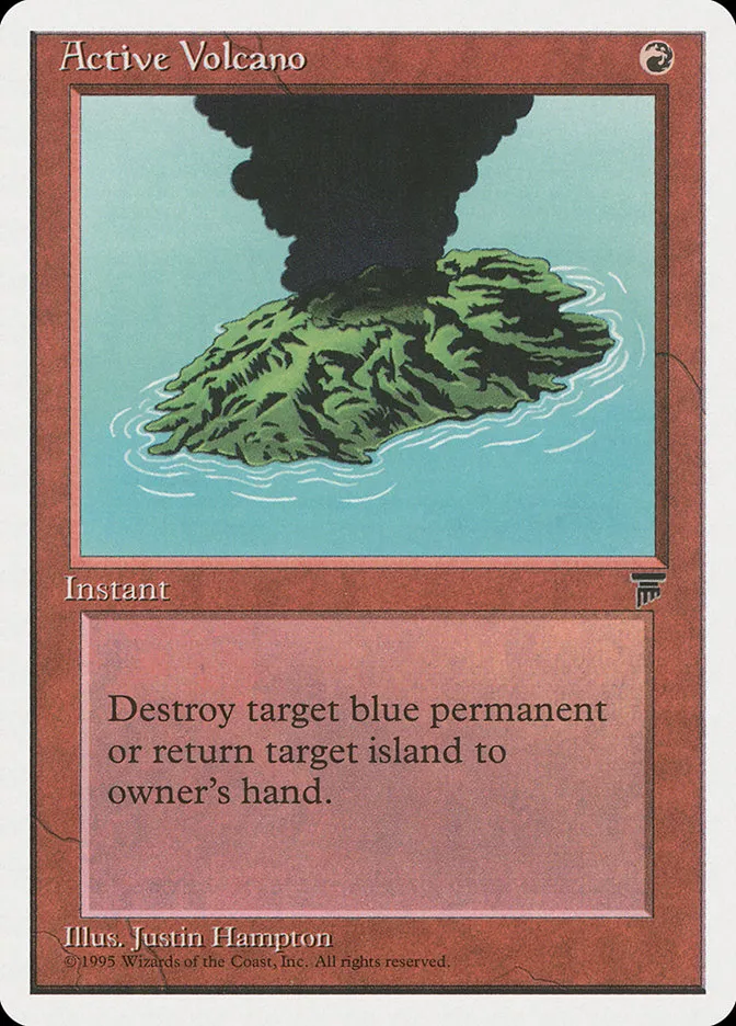 1995 Chronicles Active Volcano #43 common card image