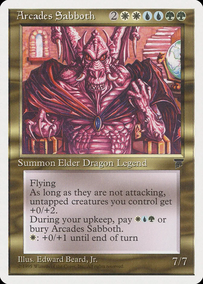 1995 Chronicles Arcades Sabboth rare #71 rare card image