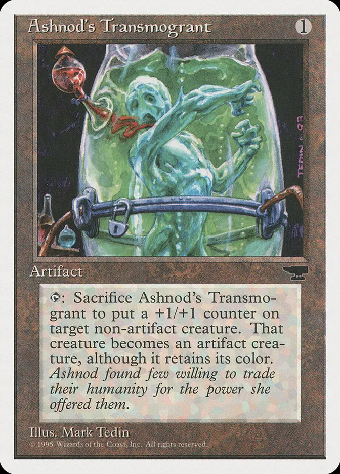 1995 Chronicles Ashnod's Transmogrant common #93 common card image