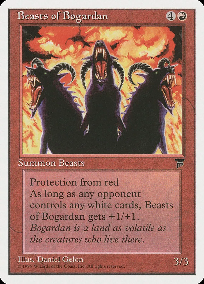 1995 Chronicles Beasts of Bogardan uncommon #45 uncommon card image