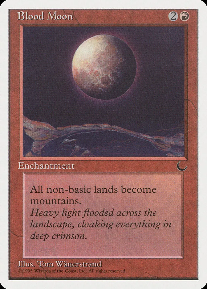 1995 Chronicles Blood Moon rare #46 rare card image
