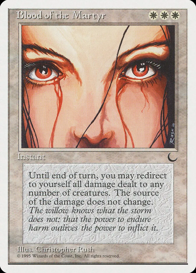1995 Chronicles Blood of the Martyr #4 uncommon card image