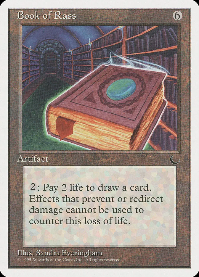 1995 Chronicles Book of Rass rare #95 rare card image
