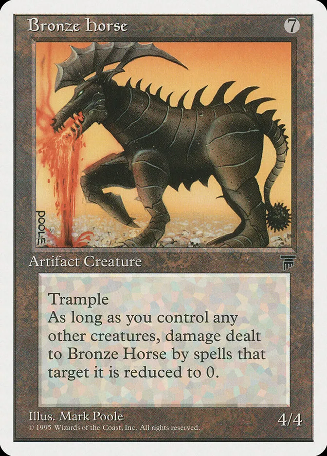 1995 Chronicles Bronze Horse rare #96 rare card image