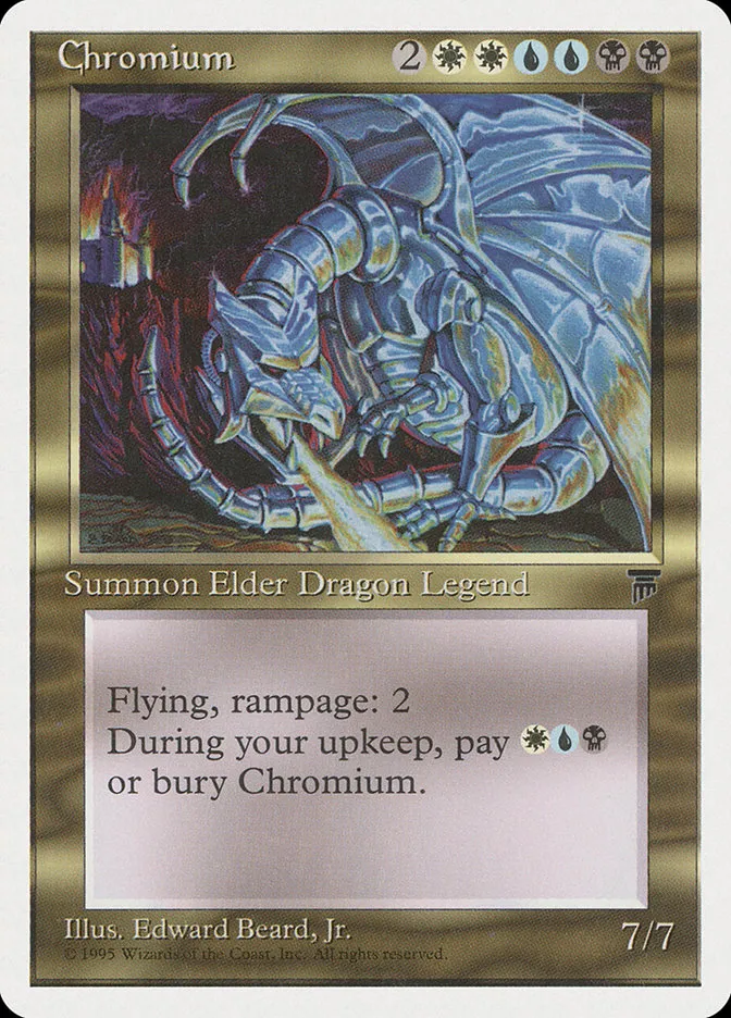 1995 Chronicles Chromium rare #74 rare card image