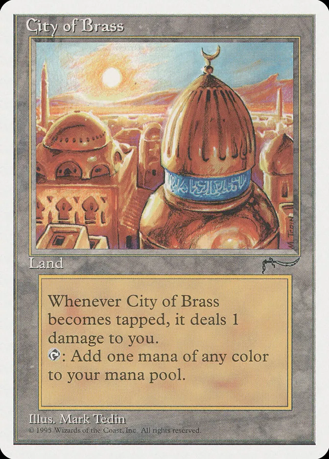 1995 Chronicles City of Brass rare #112 rare card image