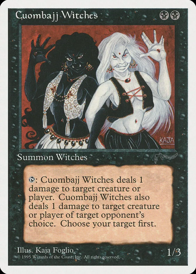 1995 Chronicles Cuombajj Witches common #31 common card image