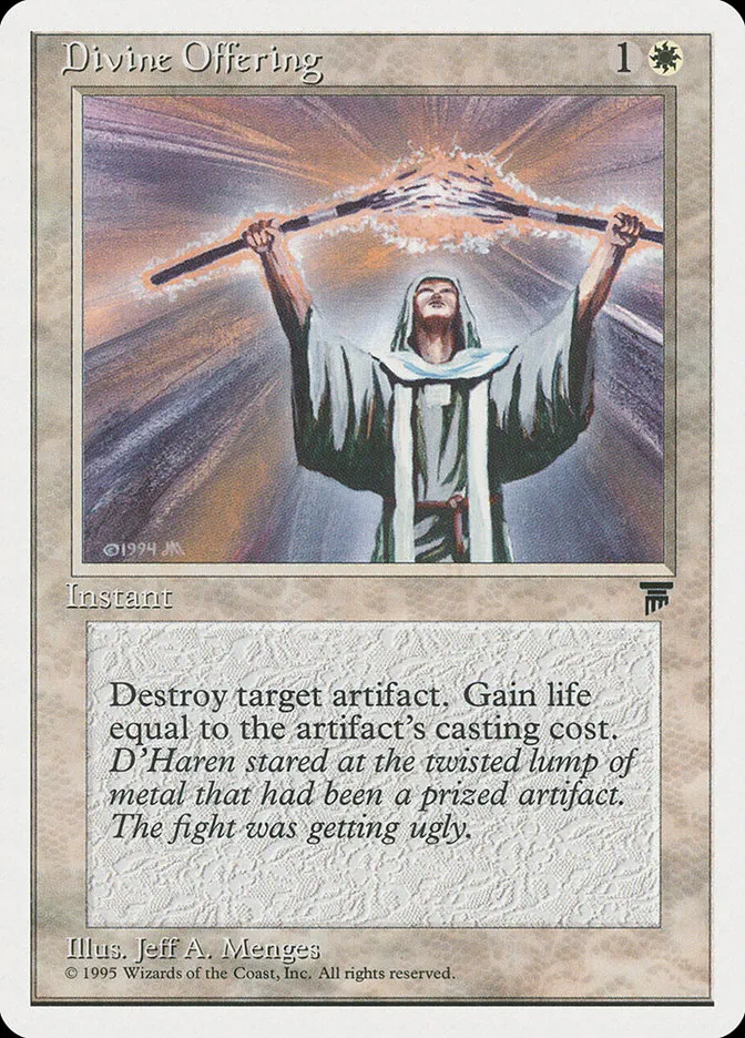 1995 Chronicles Divine Offering common #6 common card image