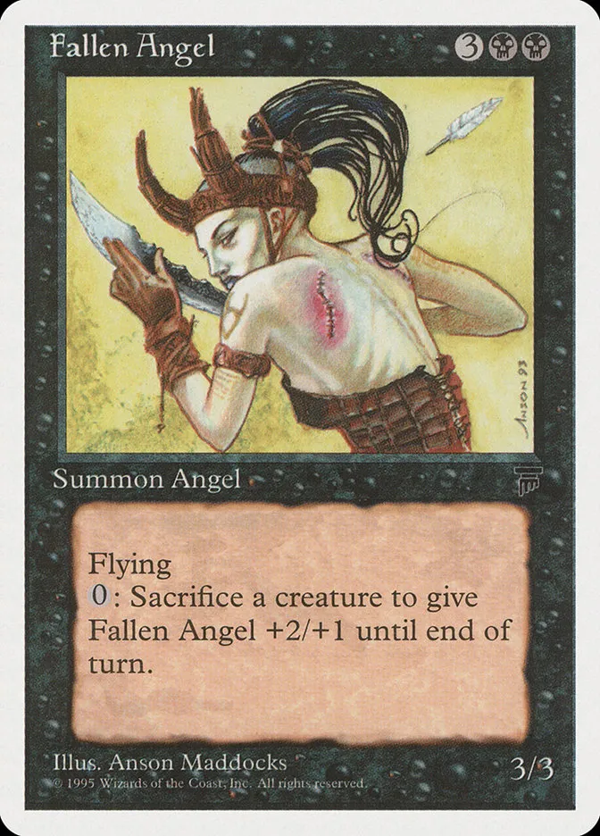 1995 Chronicles Fallen Angel uncommon #32 uncommon card image