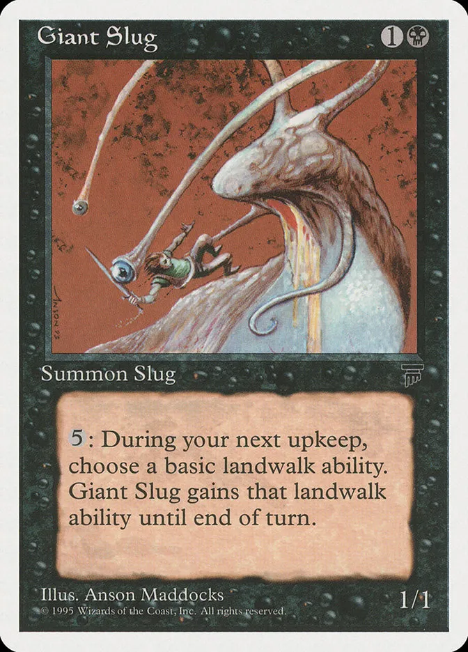 1995 Chronicles Giant Slug common #33 common card image