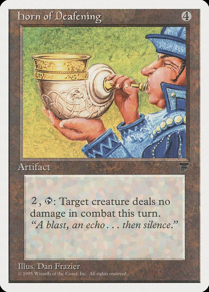 1995 Chronicles Horn of Deafening rare #100 rare card image