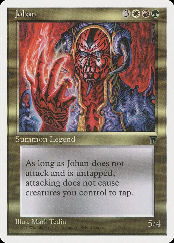 1995 Chronicles Johan rare #77 rare card image