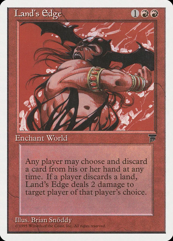 1995 Chronicles Land's Edge rare #52 rare card image