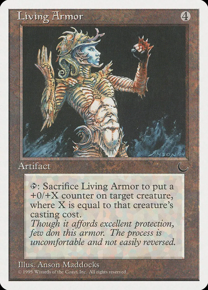 1995 Chronicles Living Armor common #103 common card image