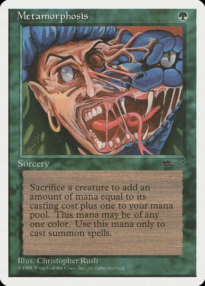 1995 Chronicles Metamorphosis common #66 common card image