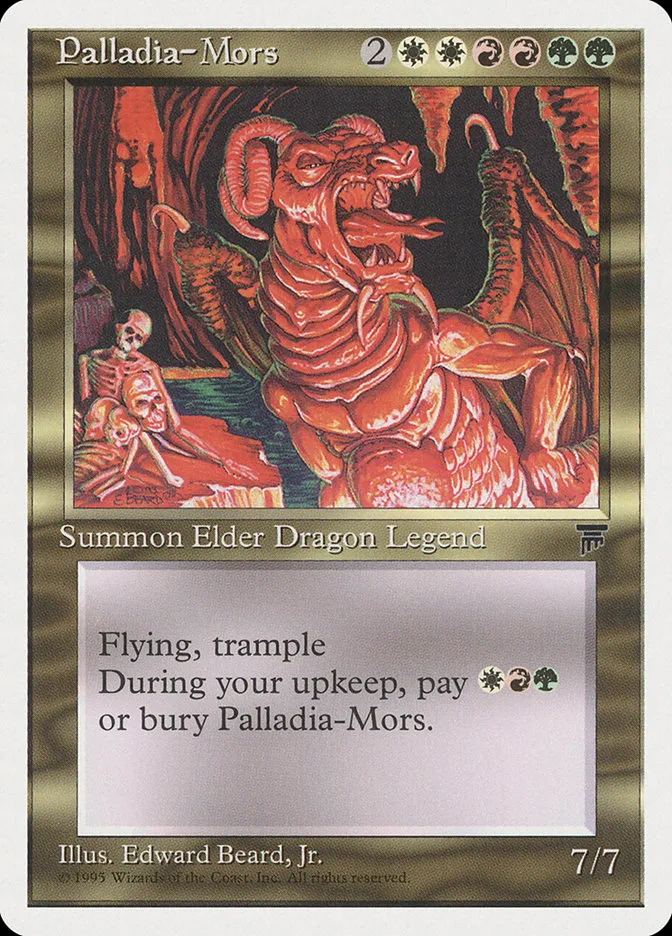 1995 Chronicles Palladia-Mors rare #82 rare card image