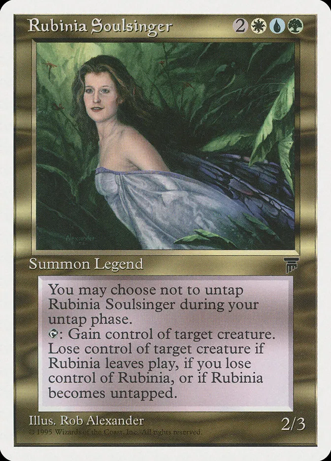 1995 Chronicles Rubinia Soulsinger rare #83 rare card image