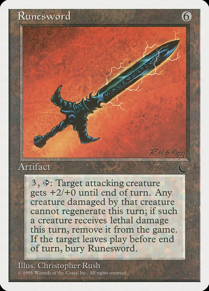 1995 Chronicles Runesword common #106 common card image