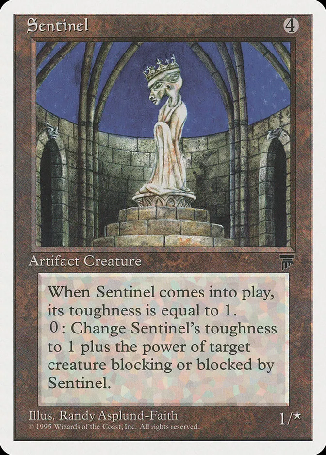 1995 Chronicles Sentinel rare #107 rare card image