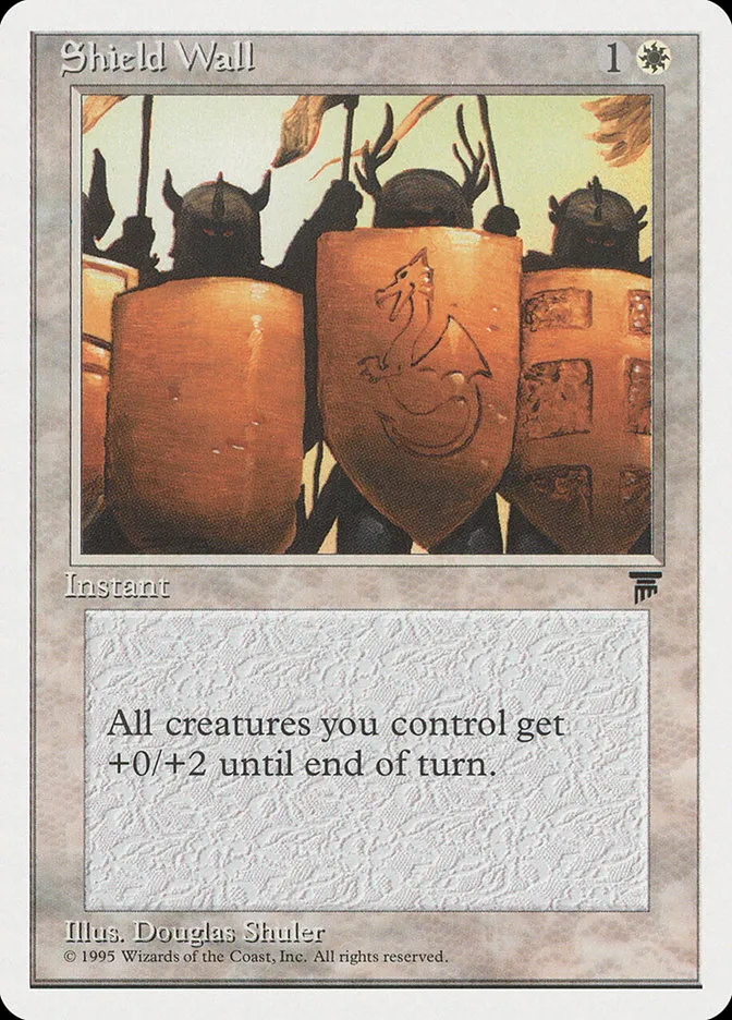 1995 Chronicles Shield Wall uncommon #12 uncommon card image