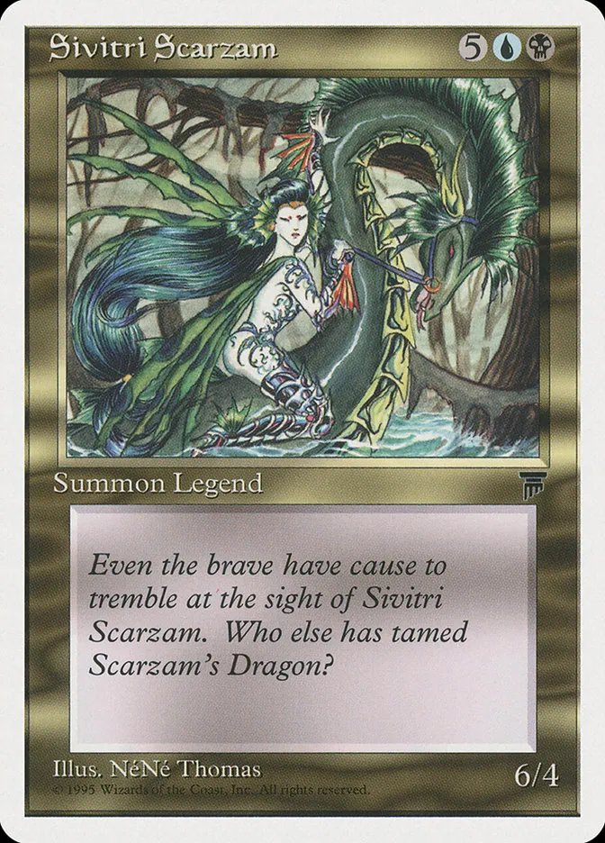 1995 Chronicles Sivitri Scarzam #84 uncommon card image