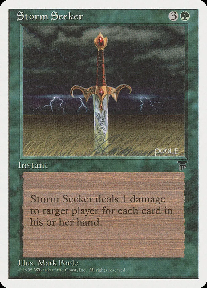 1995 Chronicles Storm Seeker uncommon #70 uncommon card image