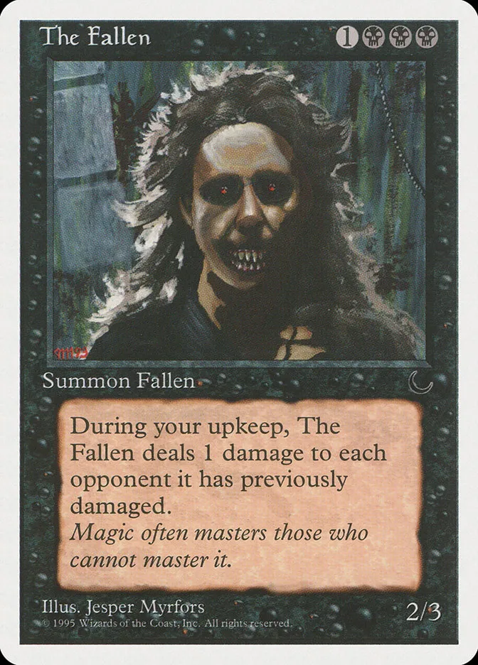 1995 Chronicles The Fallen uncommon #38 uncommon card image
