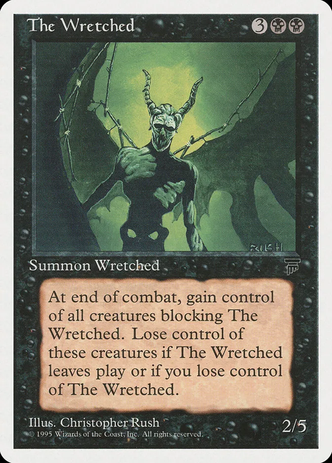 1995 Chronicles The Wretched rare #39 rare card image