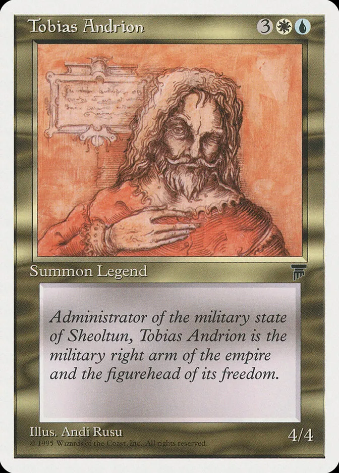 1995 Chronicles Tobias Andrion uncommon #87 uncommon card image