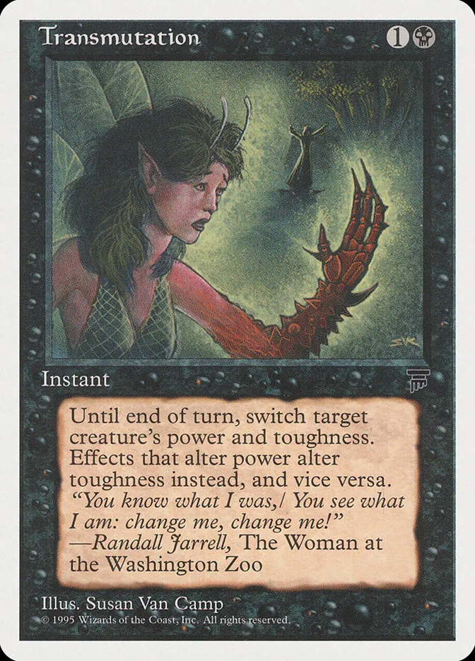 1995 Chronicles Transmutation common #40 common card image