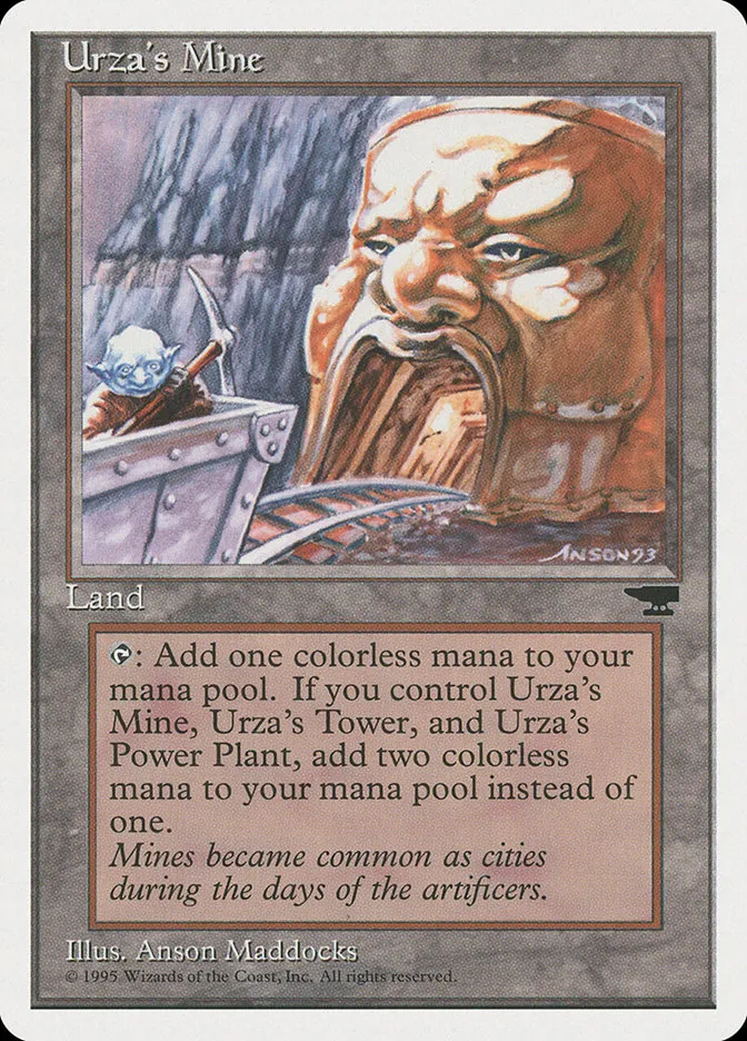1995 Chronicles Urza's Mine uncommon #114a uncommon card image
