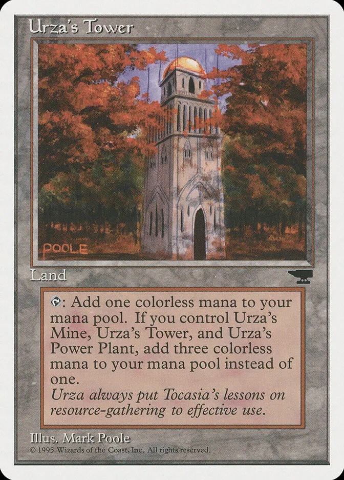 1995 Chronicles Urza's Tower uncommon #116a uncommon card image