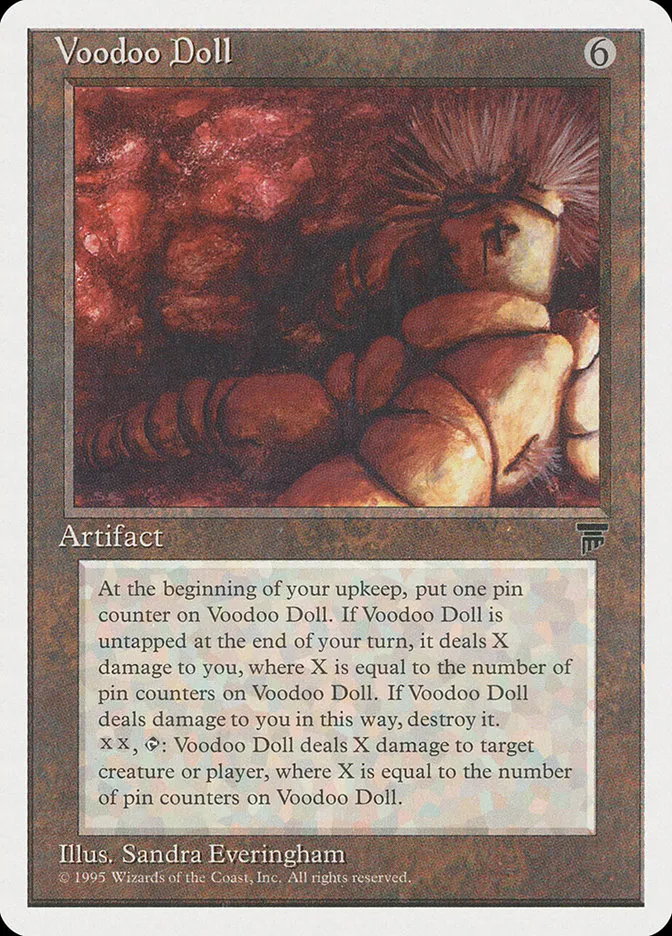 1995 Chronicles Voodoo Doll rare #111 rare card image