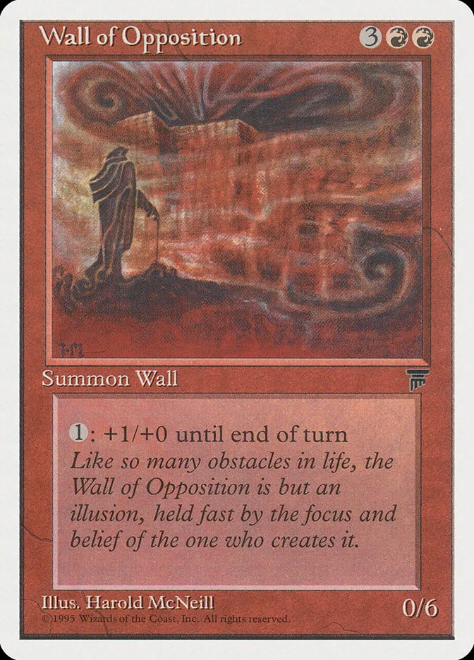 1995 Chronicles Wall of Opposition uncommon #56 uncommon card image