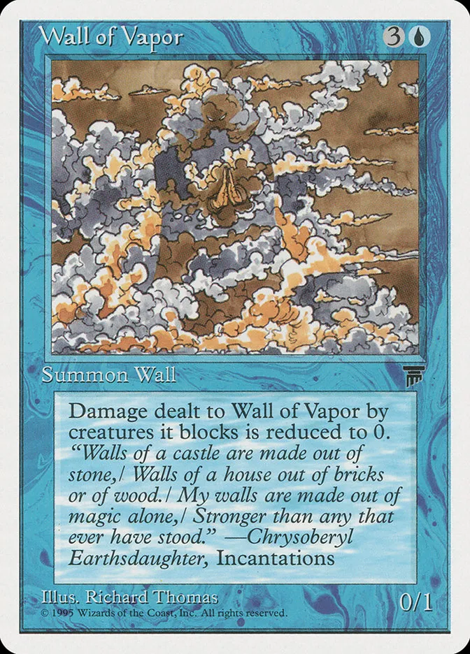 1995 Chronicles Wall of Vapor common #27 common card image