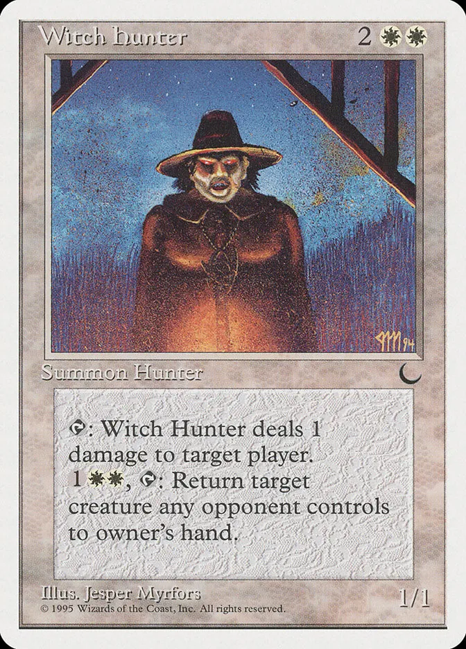 1995 Chronicles Witch Hunter uncommon #14 uncommon card image