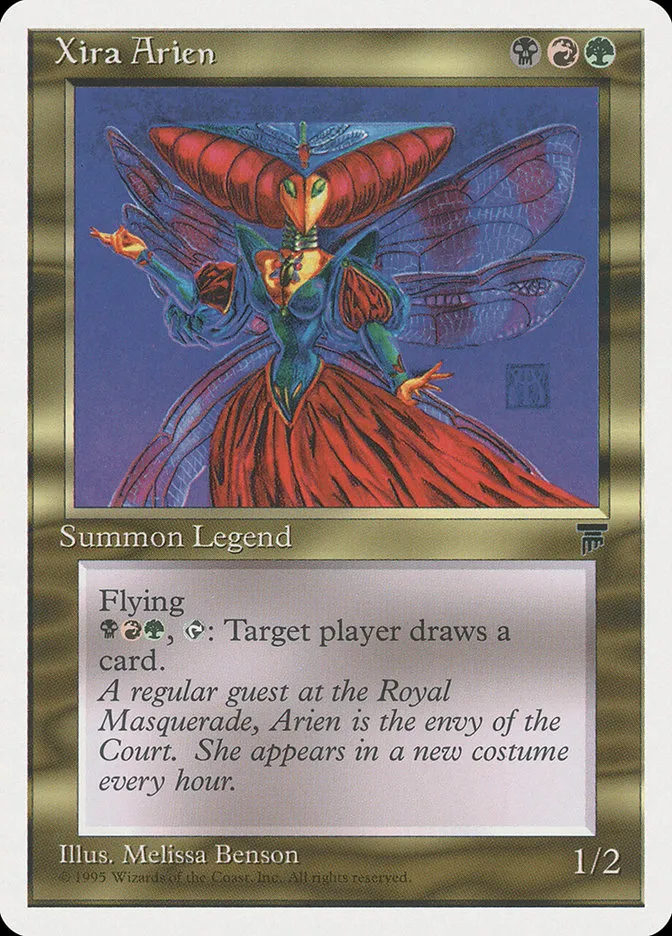 1995 Chronicles Xira Arien rare #90 rare card image
