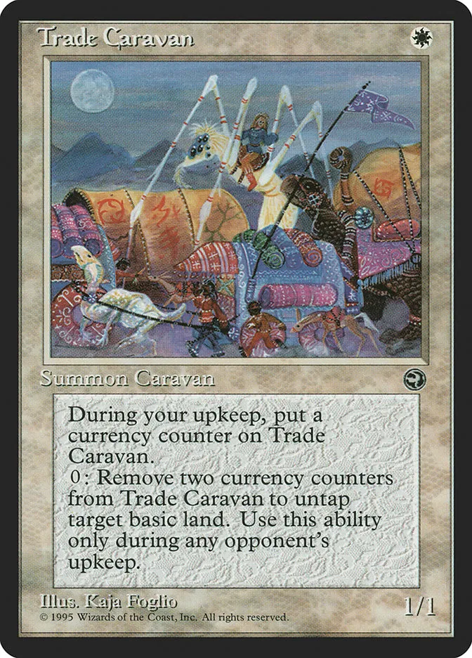 1995 Homelands Trade Caravan common #19b common card image