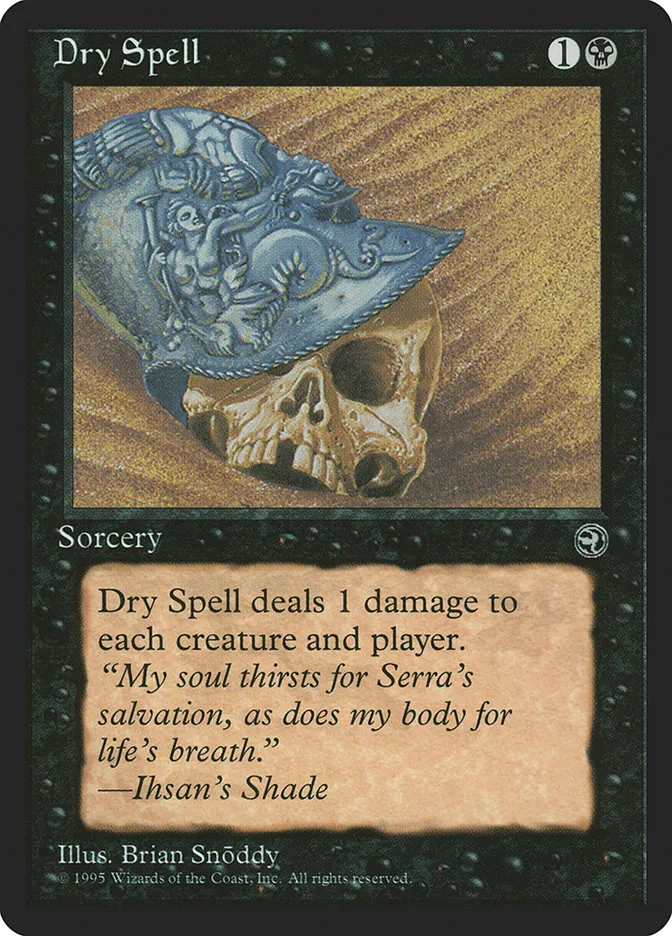 1995 Homelands Dry Spell common #46b common card image
