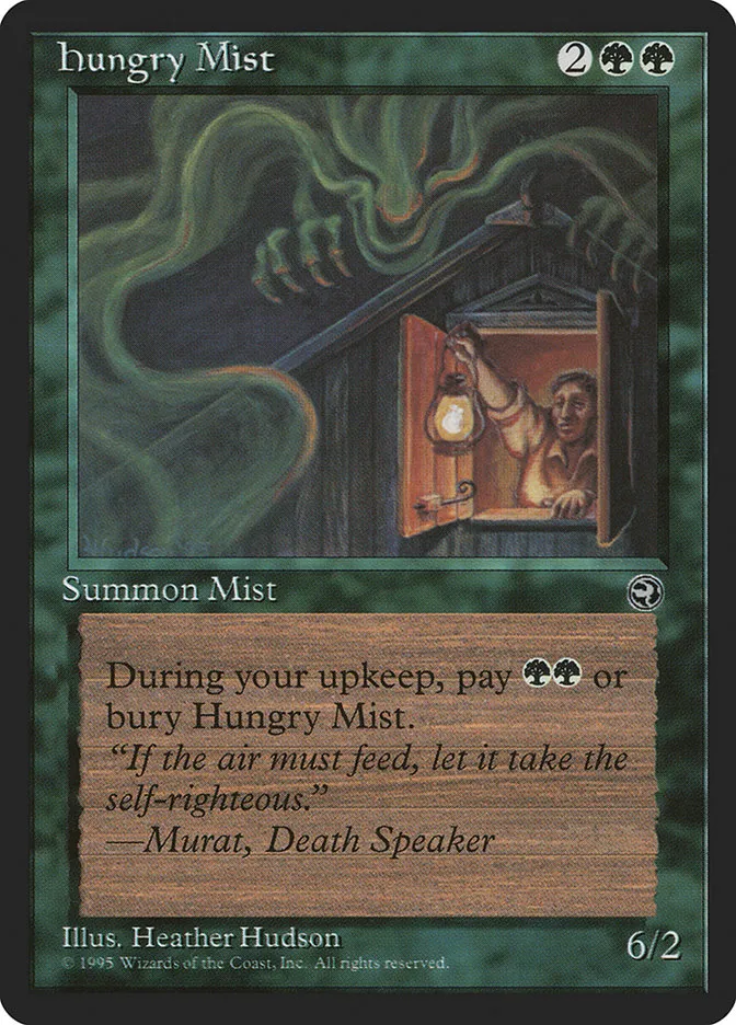 1995 Homelands Hungry Mist common #88b common card image