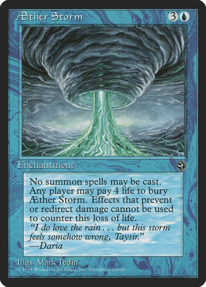1995 Homelands Aether Storm uncommon #21 uncommon card image