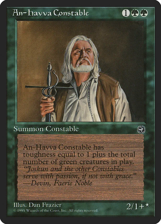 1995 Homelands An-Havva Constable rare #81 rare card image