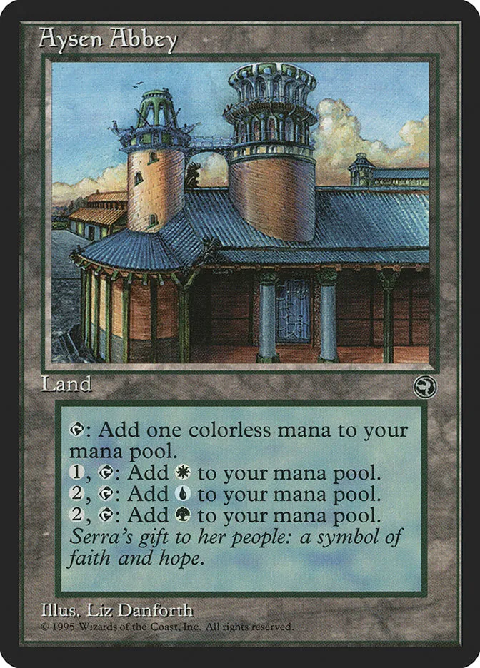 1995 Homelands Aysen Abbey #112 uncommon card image