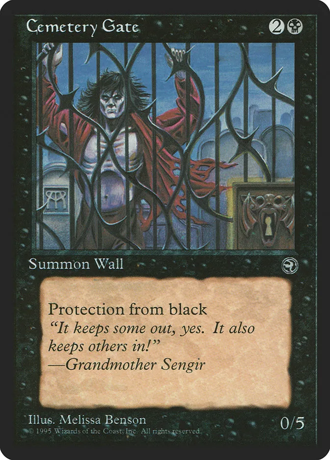 1995 Homelands Cemetery Gate [Benson] common #44a common card image