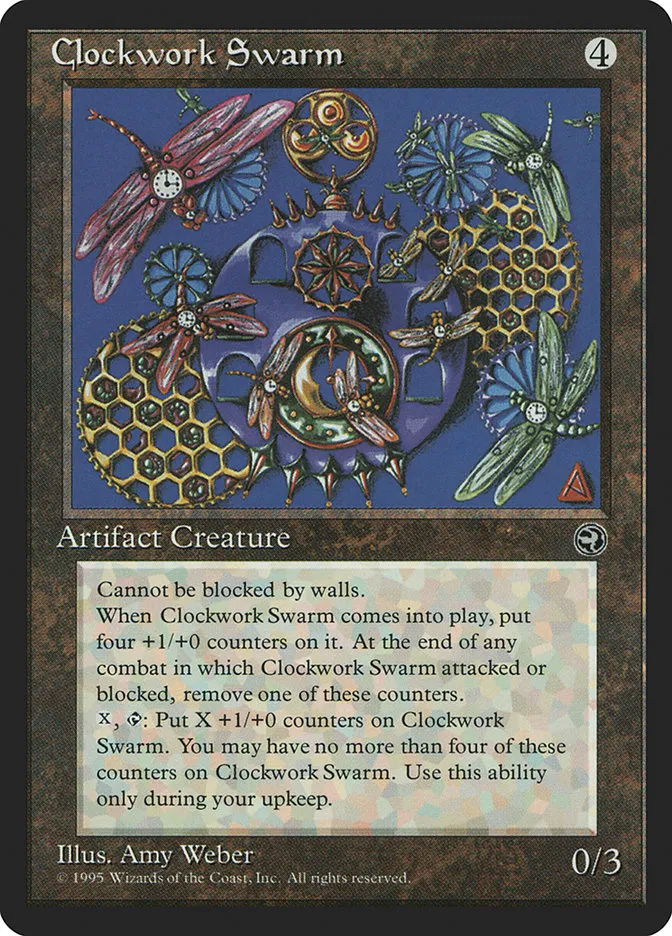 1995 Homelands Clockwork Swarm common #104 common card image