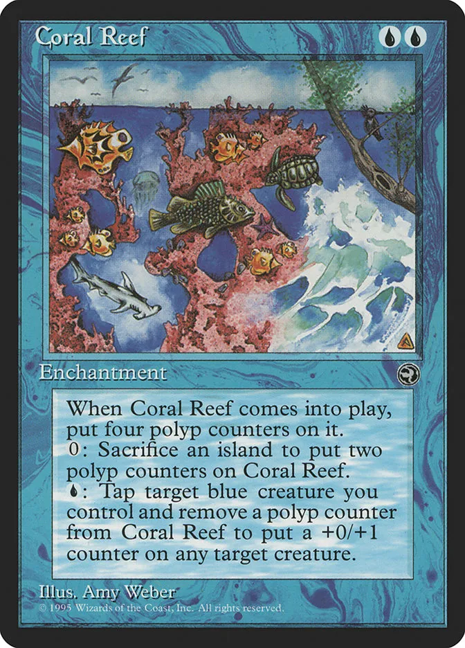 1995 Homelands Coral Reef common #24 common card image